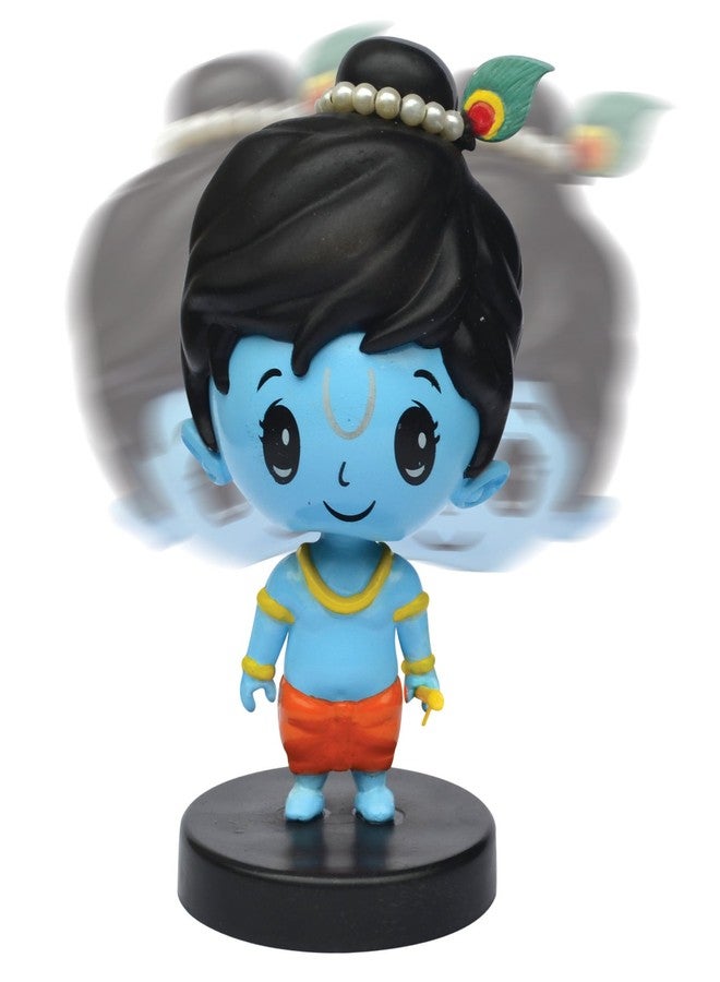 عمار شيترا كاثا تمثال كريشنا ذو الرأس المتأرجح من أمار تشيترا كاثا، رمز أيقوني لتراث الهند، ديكور متعدد الاستخدامات للمنزل أو المكتب أو السيارة - Image 5